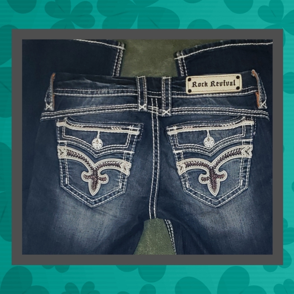 Brand new rock revival jeans